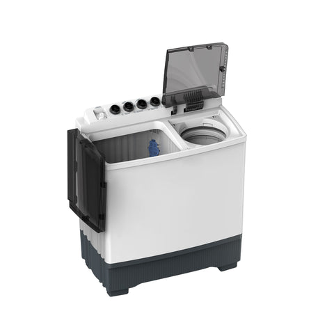 Lavadora Semiautomática Midea Dos Tinas 15Kg Twin Force Pulsator Blanca Midea MT100W150/W-MX