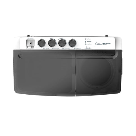 Lavadora Semiautomática Dos Tinas 19Kg Pulsator Blanca