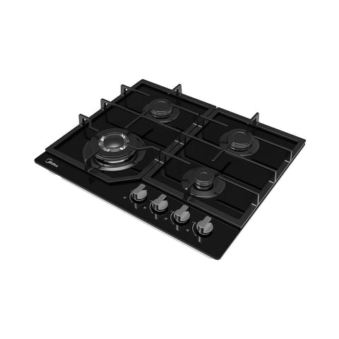 Parrilla Empotrable a Gas 24 Midea Cristal Templado