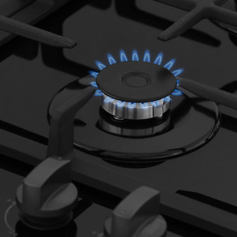 Parrilla Empotrable a Gas 24 Midea Cristal Templado