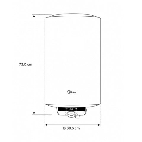 Calentador de Agua Midea Deposito Electrico, 35L