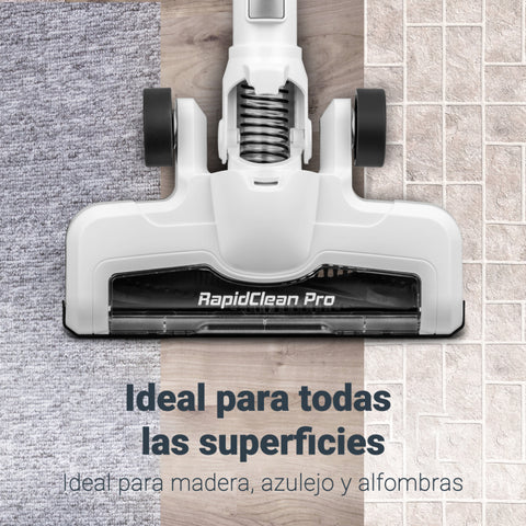 Aspiradora inalámbrica EUREKA RapidClean Pro 2 en 1 Blanco
